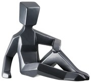Φιγούρα "Patras" Κεραμικό Dark Gray PU 21x12x16cm