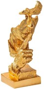 Διακοσμητική Φιγούρα 565TNL1324 15x15x32cm Gold Aberto Design Πολυέστερ
