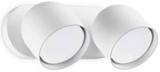 Φωτιστικό Τοίχου - Απλίκα Dodo 314136 22x8,5x11,5cm 2xGX53 15W White Ideal Lux