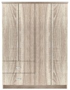 Ντουλάπα ArteLibre HOYA WAX Φυσικό Μοριοσανίδα 119x42x181cm