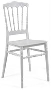 Chair Napoleon-PP White*  metax-01-00-1544 διάστ.43.0000 x 40.0000 x 90.0000