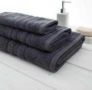 Πετσέτα Σώματος (80x150) Vesta Sithonia 550gsm Γκρι 502-DARK GREY