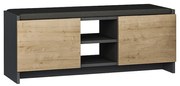 Παπουτσοθήκη Zulla 214024 110x37x43cm Anthracite - Oak