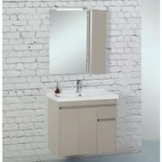 Pro Bagno  Σετ Έπιπλα Μπάνιου 2τμχ. Πάγκος με Νιπτήρα &amp; Καθρέπτη Με Φως 80x45x73cm Pro Bagno Elegant Έρμων 921 Με Επιλογή Χρώματος BEST-8080565