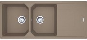 Franke Urban UBG 621-116 Ένθετος Γρανιτένιος Νεροχύτης 116x50cm GSC Oyster Σετ