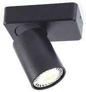 Φωτιστικό Σποτ Aca RA301S12BK ELITIS Μαύρο Ματ (Black Mat)