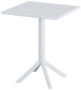 Τραπέζι Κήπου Terrin HM6125.11 60,5x60,5x76,5cm White