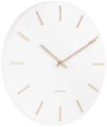Ρολόι Τοίχου Charm Small KA5821WH Φ30cm White Karlsson Μέταλλο