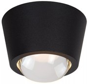 Φωτιστικό Οροφής Lucide 04116-06-30 RIGON Μαύρο Ματ (Black Mat)|Διάφανο (Transparent) 3000 K