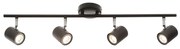 Σποτ Πολύφωτο Aca Orfeas SUH1894TB Black Matt