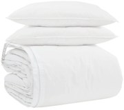 Σετ Παπλωμάτων με μαξιλάρι 3 pcs Λευκό Φτέρος