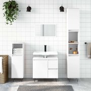vidaXL Ντουλάπι Μπάνιου Λευκό 65 x 33 x 60 εκ. από Επεξεργασμένο Ξύλο