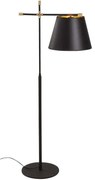 Φωτιστικό Δαπέδου Assos 525NOR3501 Φ50x120cm E27 40W Black-Gold Opviq