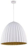 Φωτιστικό Οροφής Telma L 70 32029 58x70 White-Gold Sigma Lighting Υαλοβάμβακας