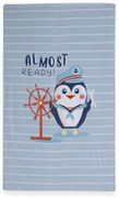 Παιδική Πετσέτα Θαλάσσης (70x120) Nef-Nef Homeware Penguin L.Blue