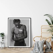 Πόστερ &amp; Κάδρο Travis Scott PRT033 21x30cm Εκτύπωση Πόστερ (χωρίς κάδρο)