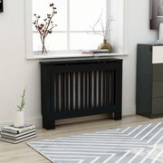 Κάλυμμα Καλοριφέρ Μαύρο 112 x 19 x 81,5 εκ. από MDF 288174