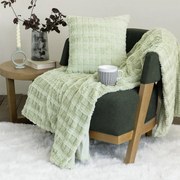 Γούνινη Κουβέρτα Καναπέ (130x170) Nima Weave Mint