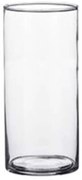 Βάζο Γυάλινο Carly 02.1041802 9x15cm Clear Glass