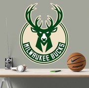 Αυτοκόλλητο τοίχου NBA  Milwaukee Bucks SP50 30cm