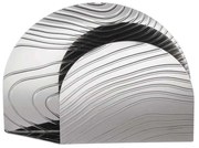Χαρτοπετσετοθήκη Veneer PU08 15,5x3x12cm Silver Multi Alessi Μέταλλο