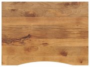 Επιφάνεια Γραφείου Καμπύλη 100x80x2,5 εκ Μασίφ Ακατ. Μάνγκο