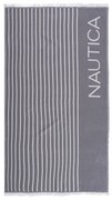 ΠΕΤΣΕΤΑ ΘΑΛΑΣΣΗΣ NAUTICA STRIPE 90X170 GREY - Nef-Nef Homeware