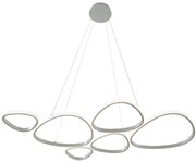 Φωτιστικό Οροφής Helix 4316200 107x120cm Led 4132lm 61W 3000K Silver Viokef