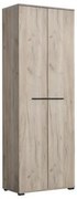 ΣΤΟΙΧΕΙΟ ΣΥΝΘΕΣΗΣ LORCA GREY OAK / ΜΑΥΡΟ 67.5*40*195 11008354