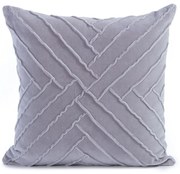 Μαξιλάρι Διακοσμητικό (Με Γέμιση) Visegrand Grey Nef-Nef Homeware 45X45 Βαμβάκι-Πολυέστερ