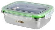 Ecolife Ανοξείδωτο Φαγητοδοχείο 850ml Μονού Τοιχώματος 33-FC-9084