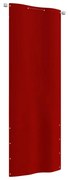 vidaXL Διαχωριστικό Βεράντας Κόκκινο 80 x 240 εκ. Ύφασμα Oxford