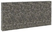 vidaXL Συρματοκιβώτιο Τοίχος 300x30x150 εκ. Γαλβαν.Χάλυβας + Καλύμματα