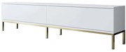 Έπιπλο Τηλεόρασης Lord 618BLY1199 180x30x47cm White-Gold