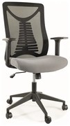 FOTEL OBROTOWY Q-330 CZARNY/SZARY DIOMMI-80-3337