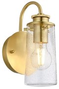 Απλίκα Φωτιστικό Τοίχου Μπάνιου E27 40W IP44 Braelyn Elstead QN-BRAELYN1-BB Ορείχαλκος