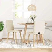 Καρέκλες Τραπεζαρίας vidaXL 2 τεμ Λινό