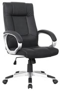 BF6900 Πολυθρόνα Διευθυντή PU Μαύρο