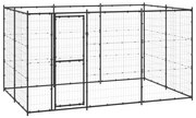 vidaXL Κλουβί Σκύλου Εξωτερικού Χώρου 7,26 μ² από Ατσάλι