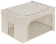 Θήκη Φύλαξης Ρούχων 5five με μεταλλικό σκελετό και διαστάσεις 40x20x31cm - Μέγεθος Small - Beige