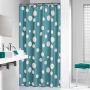 Κουρτίνα Μπάνιου Πλαστική L180xH200 Sealskin Bubbles Aqua 210821330