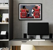 Πόστερ &amp; Κάδρο Jordan Pippen SNK222 21x30cm Εκτύπωση Πόστερ (χωρίς κάδρο)