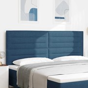 vidaXL Κεφαλάρι με κεφαλάρι Μπλε 200 cm ύφασμα