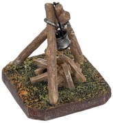 Διακοσμητική Μινιατούρα Campfire Fééric Lights &amp; Christmas με ύψος 10.5cm