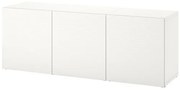 BESTÅ σύνθεση αποθήκευσης με πόρτες, 180x42x65 cm 594.347.51