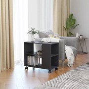 Τραπέζι Βοηθητικό Γκρι 70 x 35 x 55 εκ. από Επεξεργασμένο Ξύλο 802122