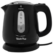 Βραστήρας Plus Μαύρο Πλαστικό 1lt 1100W Estia 06-17231