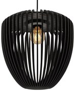 Καπέλο Φωτιστικού 1xE27 Δρυς Φ38cm Clava Wood Umage-2244-Μαύρο 2244