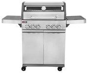 BBQ ΥΓΡΑΕΡΙΟΥ GS GRILL VIEW 4+1+1 ΙΝΟΧ - 18kW