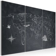 Πίνακας - Trip around the World - triptych 60x40